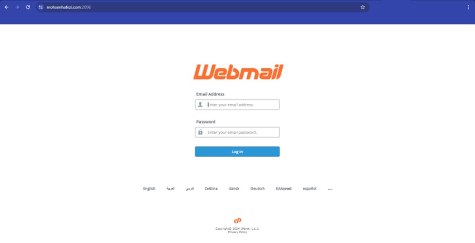 روش ورود به ایمیل سایت